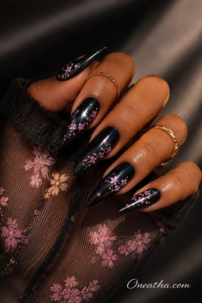 Flower Nails By Oneatha.